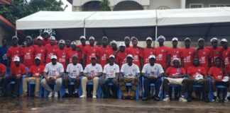 Football : l’Association Sportive des Monuments libres de Kaloum ( MLK ) célèbre en apothéose sa montée en Ligue 2 !